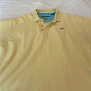 Orvis Yellow Polo Shirt